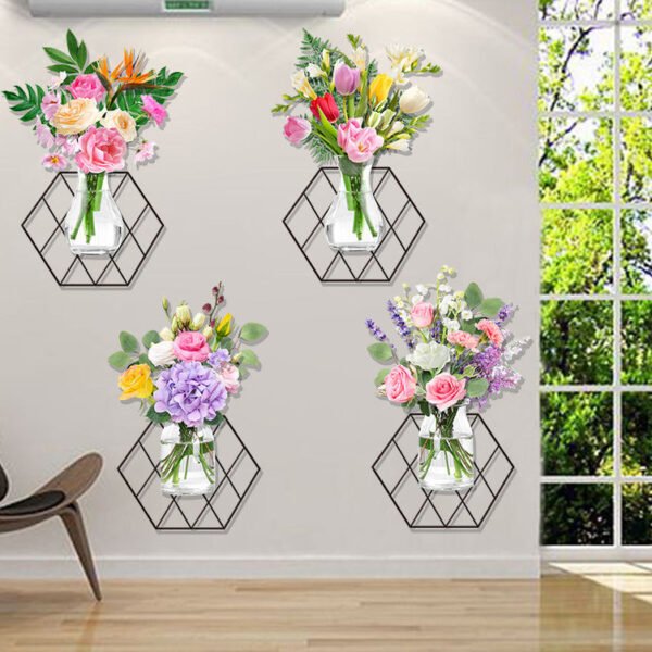 Decorative 3D Wall Flower Decor Sticker - Image 4