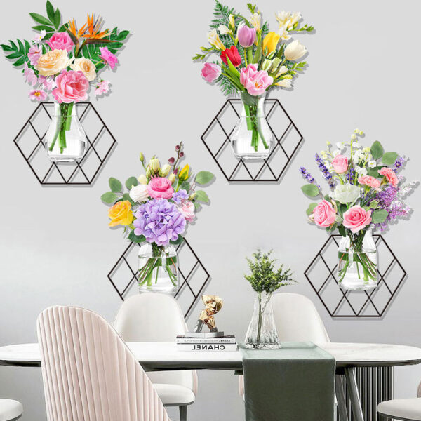 Decorative 3D Wall Flower Decor Sticker - Image 3