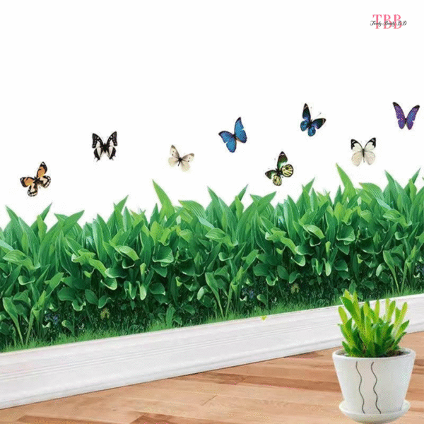 3D Grass Wall Stickers (1 Set = 2 Pcs)
